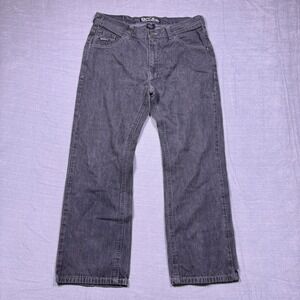 Y2K Style ENYCE Men's Size 36 Black Wash Denim‎ Jeans Straight Leg Cotton Pants